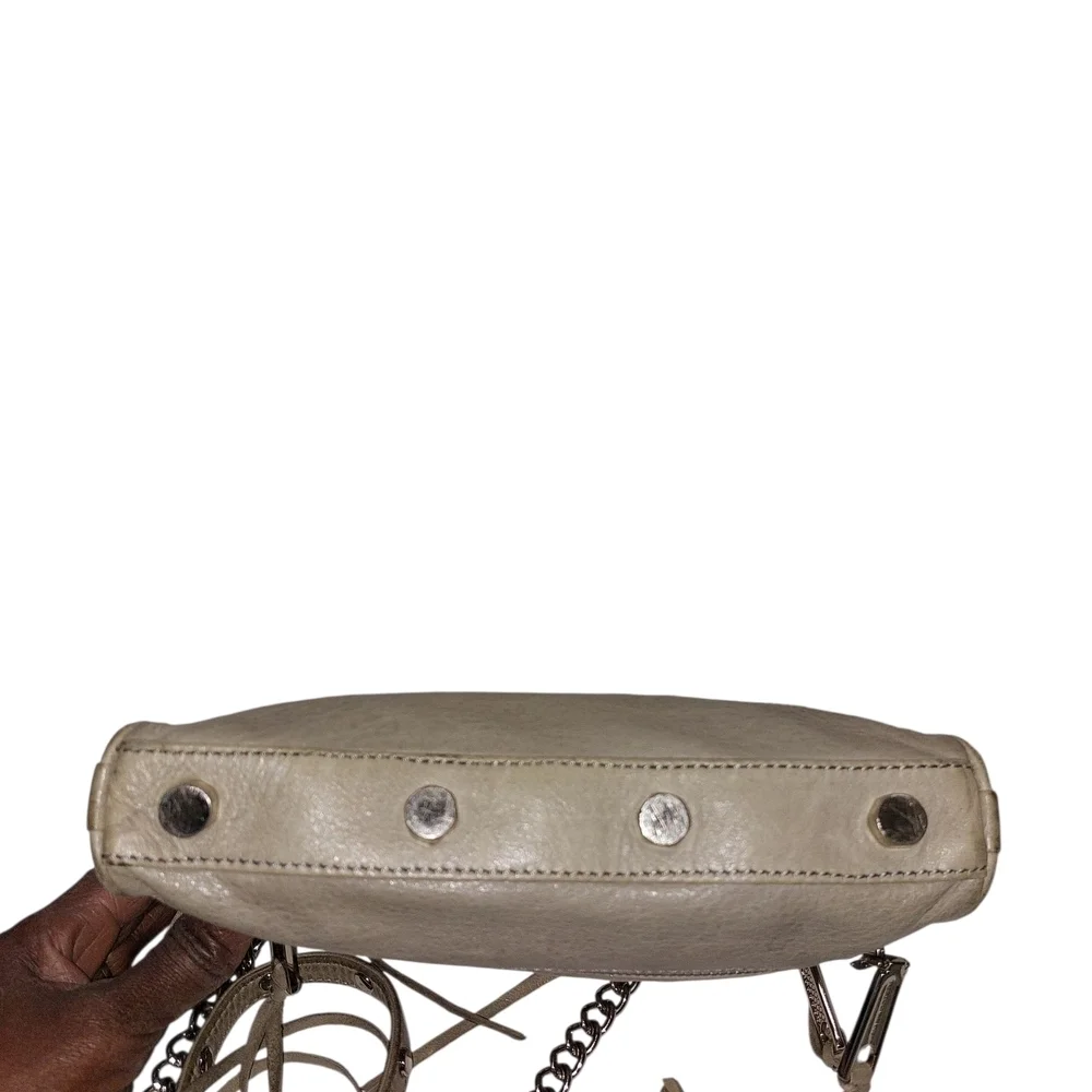 Rebecca Minkoff Tan Crossbody Bag with Elegant Minimalism